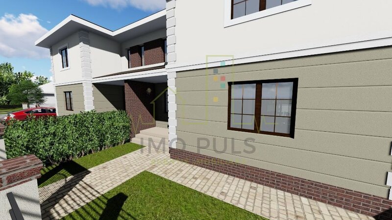 Giroc 1/2 Duplex Spatios,  Decorativa la exterior - la gri la interior