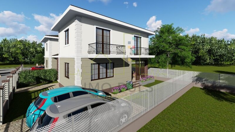 Giroc 1/2 Duplex Spatios,  Decorativa la exterior - la gri la interior